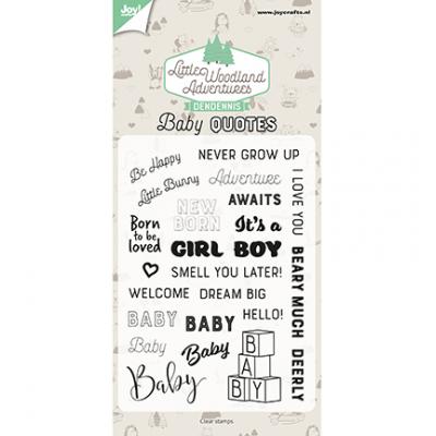 Joy!Crafts Clear Stamps - Baby Quotes
